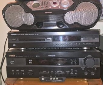 7.1 AV YAMAHA RX RDS rádio FM . receiver pre domáce kino -