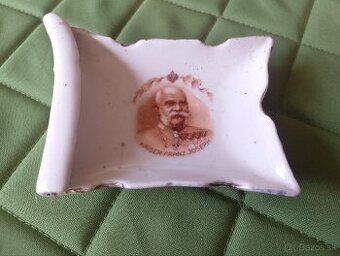 Porcelánový popolník Franc Jozef