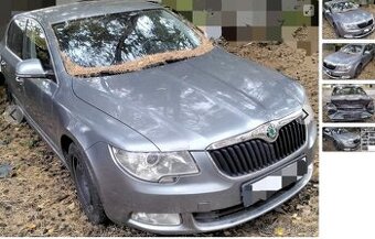 Škoda Superb II 2.0 TDI 2010 predám KAPOTA, NÁRAZNÍK, BLATNÍ