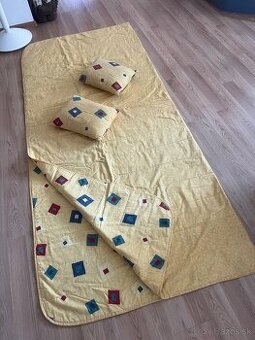 Prehoz (prikrývka) na posteľ+2ks vankúšov