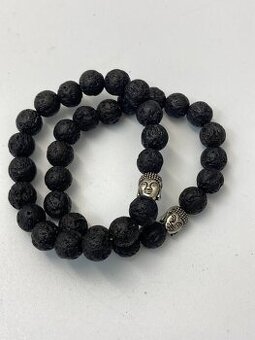 Budha náramky z lávového kameňa 2ks spolu za 5€ - 1