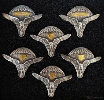 Predám set odznakov  výsadkára SR - para, armáda,  vojsko