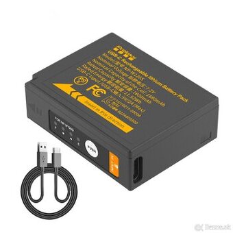 Batéria NP-W126 NP-W126S NP W126 s type-c