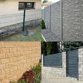 Montáž plotov okrasné a štiepané,3D,2D,gabiony ®.Aj Rakúsko