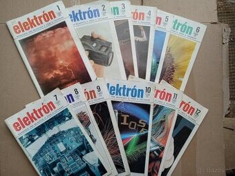 Časopis Elektron 1-12/1989. Predavam všetko spolu.