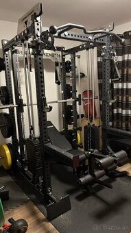 HALF RACK,vrchna ,spodná, protismerné kladky, multipress