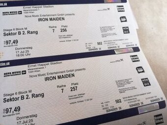 Iron Maiden Viedeň 17. júla 2025