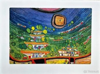 Friedensreich Hundertwasser - The houses are hanging +CERTIF