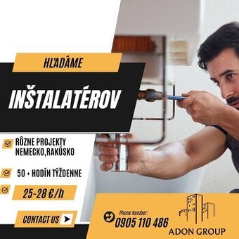 Ponuka práce 2 vodár Nemecko od 29.9