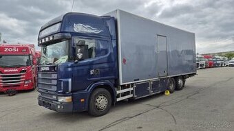 Prodám SCANIA R124 LB 6X2 EURO 3 - skříňový + hydraulické če