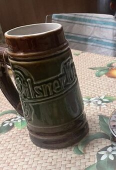 keramické pivné krígle Pilsner Urquel