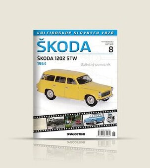 Kaleidoskop slavnych vozu Skoda 1:43 De Agostini