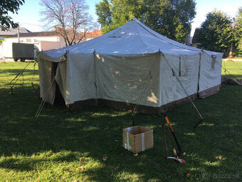 Vojenský stan S-65, 6x6m