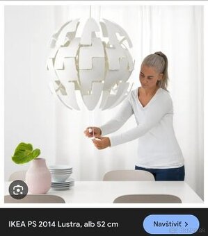 Predám ikea luster PS 2014, 52cm