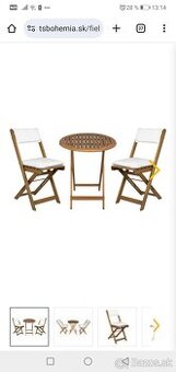 Balkónový set stol + stolicky Fieldmann