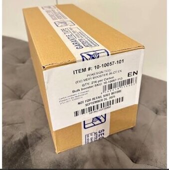 Pokemon Mega Evolution 6 Booster Box Case