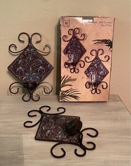 Nástenné stojany na sviečky