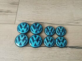 3D stredové krytky Volkswagen_18€/sada
