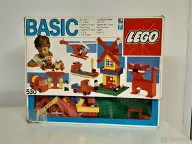 Lego Basic 530, z roku 1985 + extra lego kocky - 1