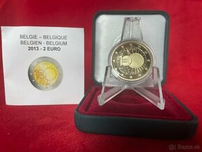 Belgicko pamätna 2€ minca Meteorologicky ústav PROOF