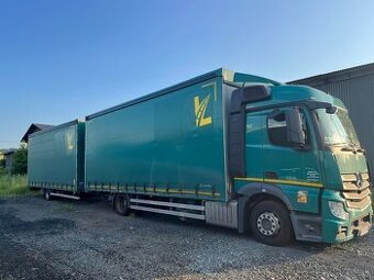 Mercedes benz actros jumbo / tandemová súprava 120 m3