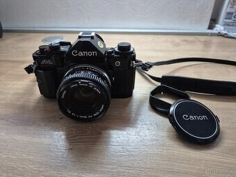 Canon A-1 + Canon 50mm/f1.8 + Typ A zadné zapisovaci dvierka