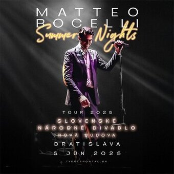 Matteo Bocelli - SummerNights 6.6.2025 19.00