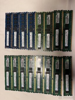 DDR3 Serverové ECC RAM 128GB (cena dokopy 30€)