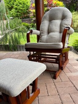 Komfortné relaxačné kreslo s taburetom Catini TREVISO