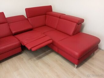 luxusná pohovka z pravej kože 240x210