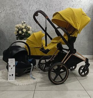 LUXUSNÁ TROJKOMBINÁCIA CYBEX ROSEGOLD PLATINUM YELLOW