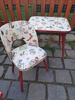 Nadherné RETRO sedenie pre deti