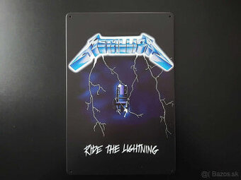 Plechová retro tabuľa METALLICA