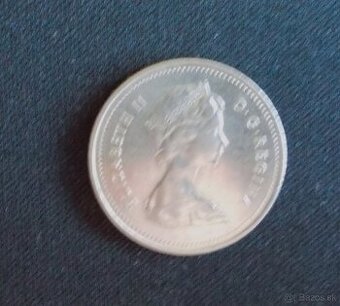 Predám  kanadskú mincu 25 centov