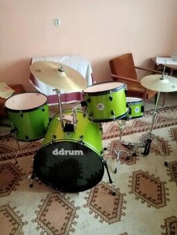 Predám bicie DDrum D2 Rock Kit limetkové