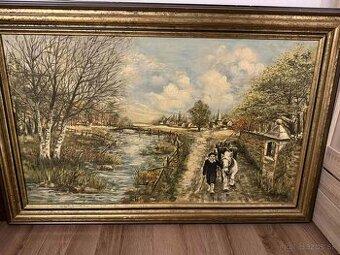 Predam obraz olejo malba Org. - 1