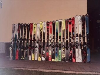 Predám pekné zjazdové lyže od 150 cm do 180 cm