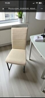 jedalenska stolicka bezova