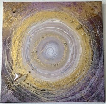 Liečivý obraz s kryštálmi