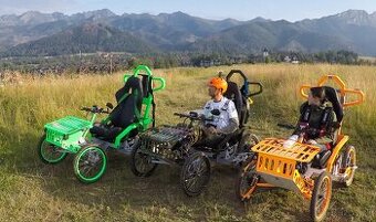 Terénny vozik 2x 1500W 40km/h dojazd 50km aj pre vozičkárov