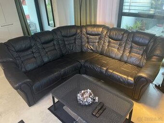 Rohová kožená sadečka