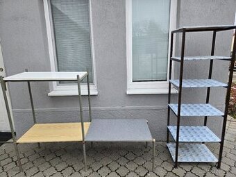 Kovové regály do špajze, do dielne