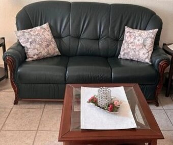 Luxusní italská kožená sedačka, 4094