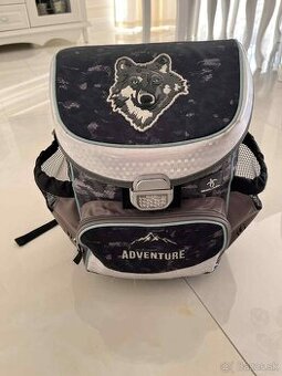 Školská taška Vlk Belmil + Minecraft box na zošity