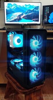 Výkonný Herný PC–Ryzen 5+RTX 2070 SUPER 8GB+NVMe+ARGB +WIN11