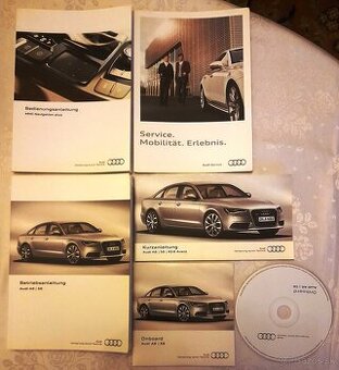 Predám nepoužívanú sadu nemeckých manuálov pre Audi A6 vráta