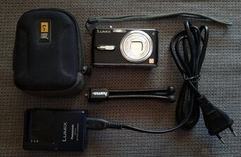 Panasonic DMC-FX07 + nabíjačka, statív, puzdro...100% stav
