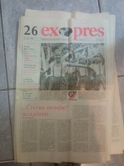 Staré noviny expres 1985 - 1