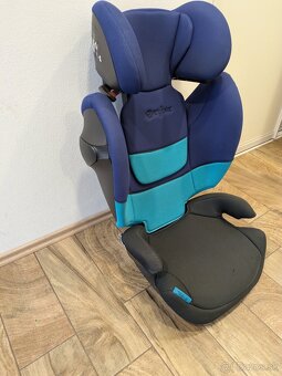 Modrá Cybex autosedačka Solution M-Fix Silver