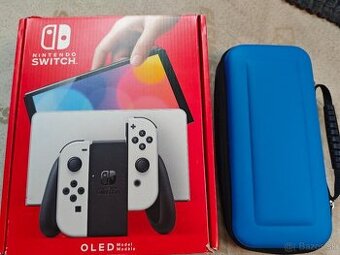 Nintendo Switch OLED + predlžená záruka / Doklad / Púzdro